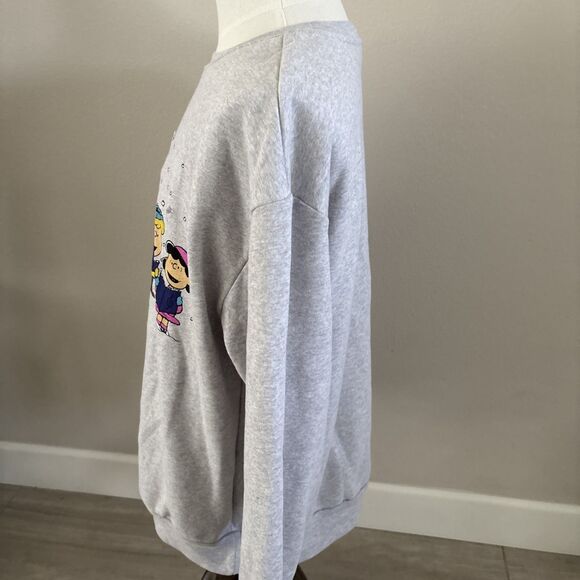 Peanuts Charlie Brown Light-Up Holiday Crewneck Sweatshirt Size XXL - Picture 6 of 16